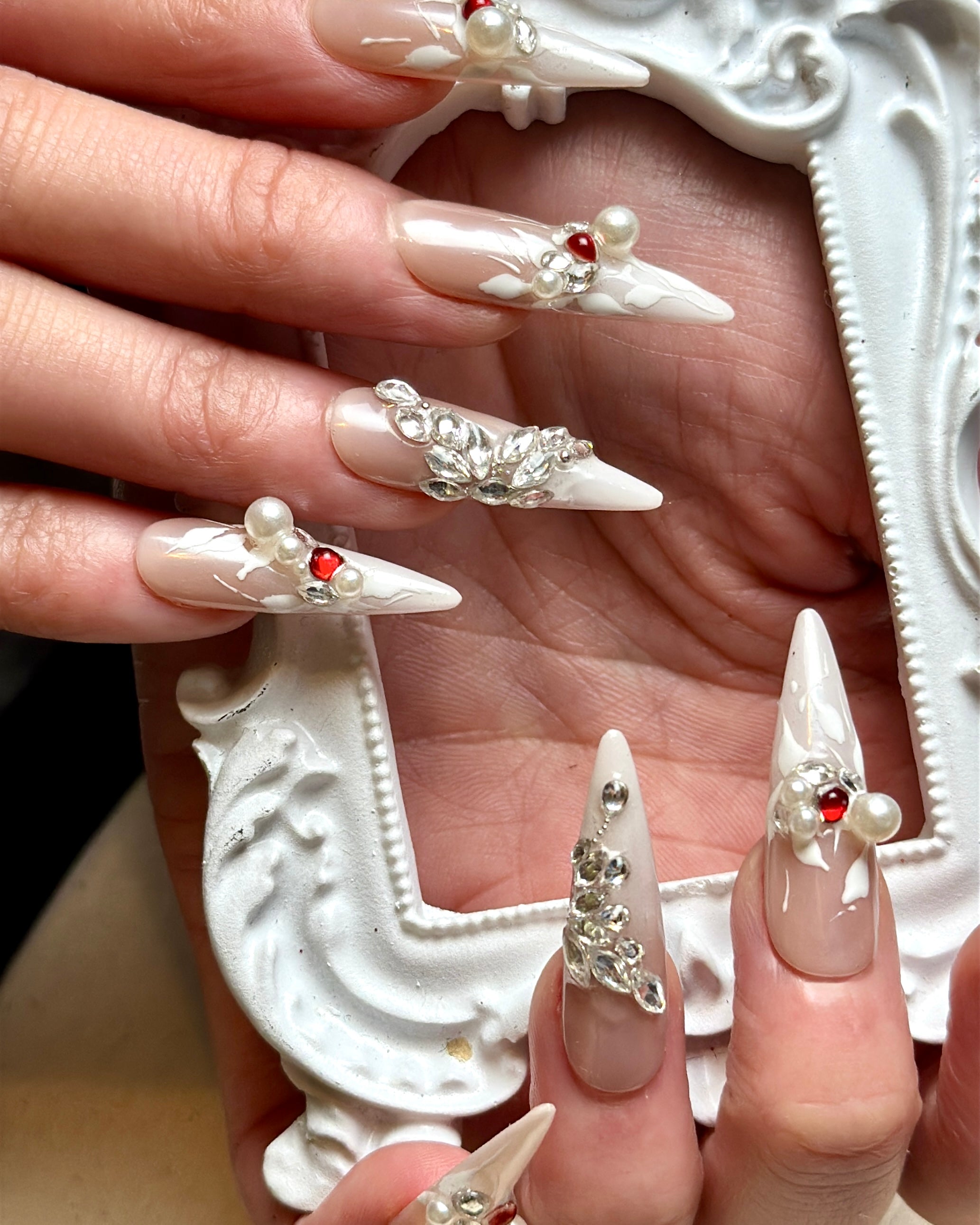 She Flutters in Silk