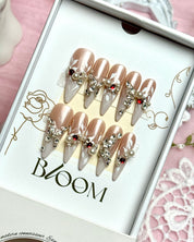 She Flutters in Silk