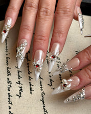 She Flutters in Silk