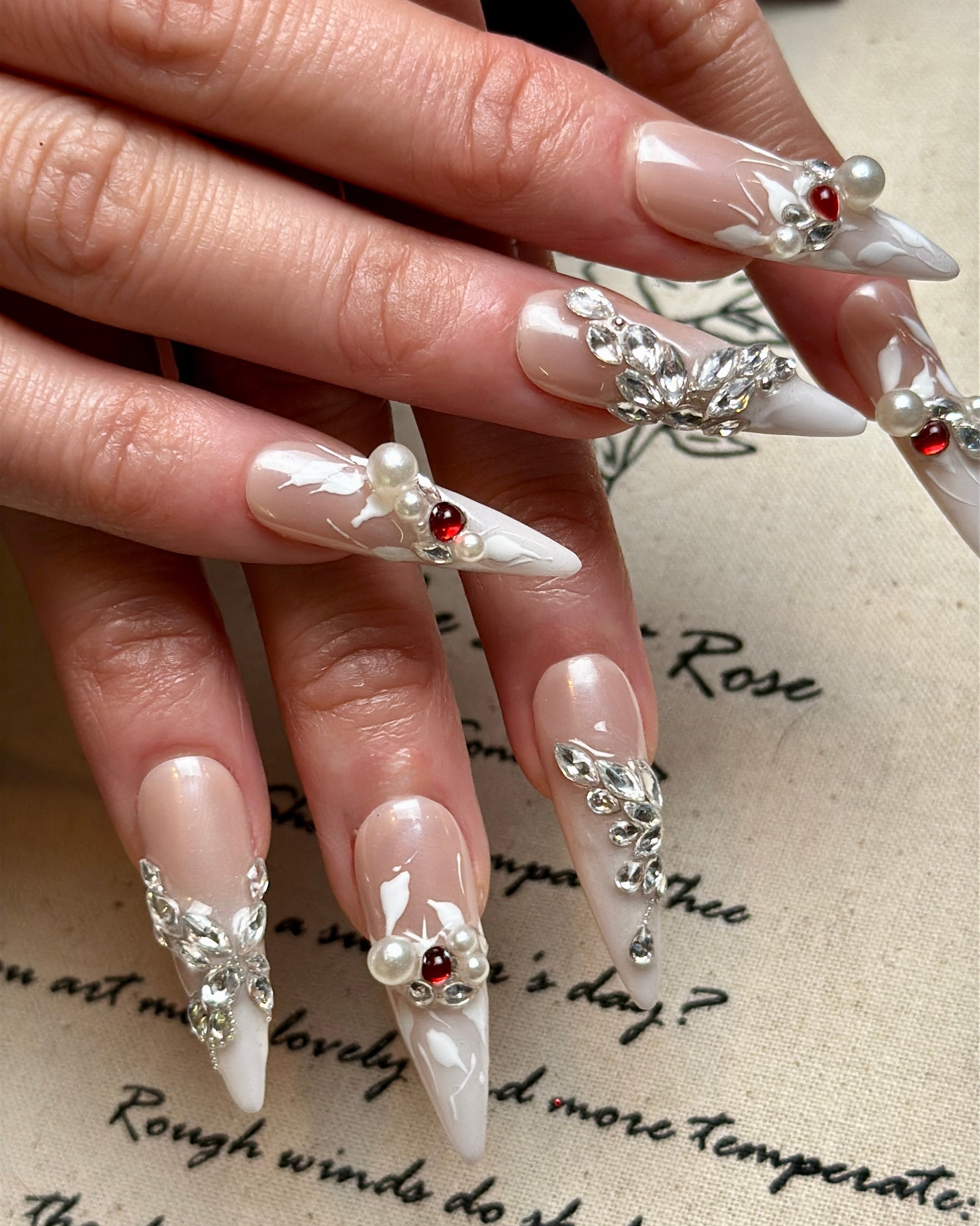 She Flutters in Silk