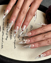 She Flutters in Silk