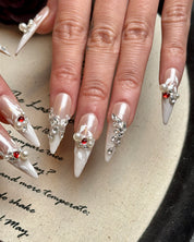 She Flutters in Silk