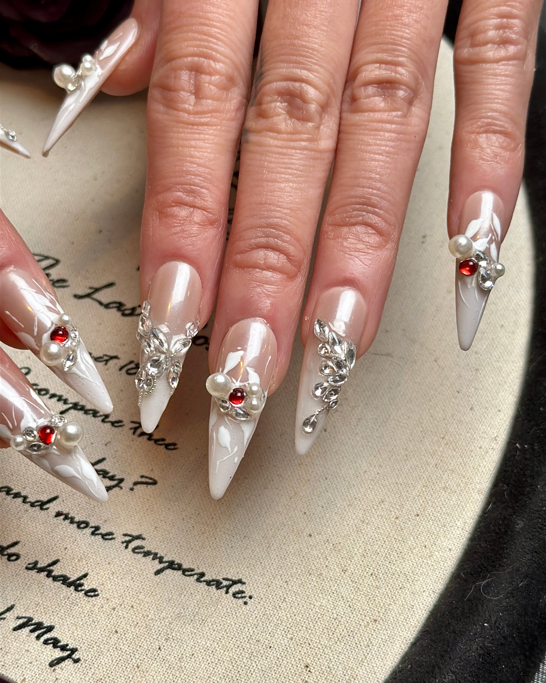 She Flutters in Silk