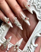 She Flutters in Silk