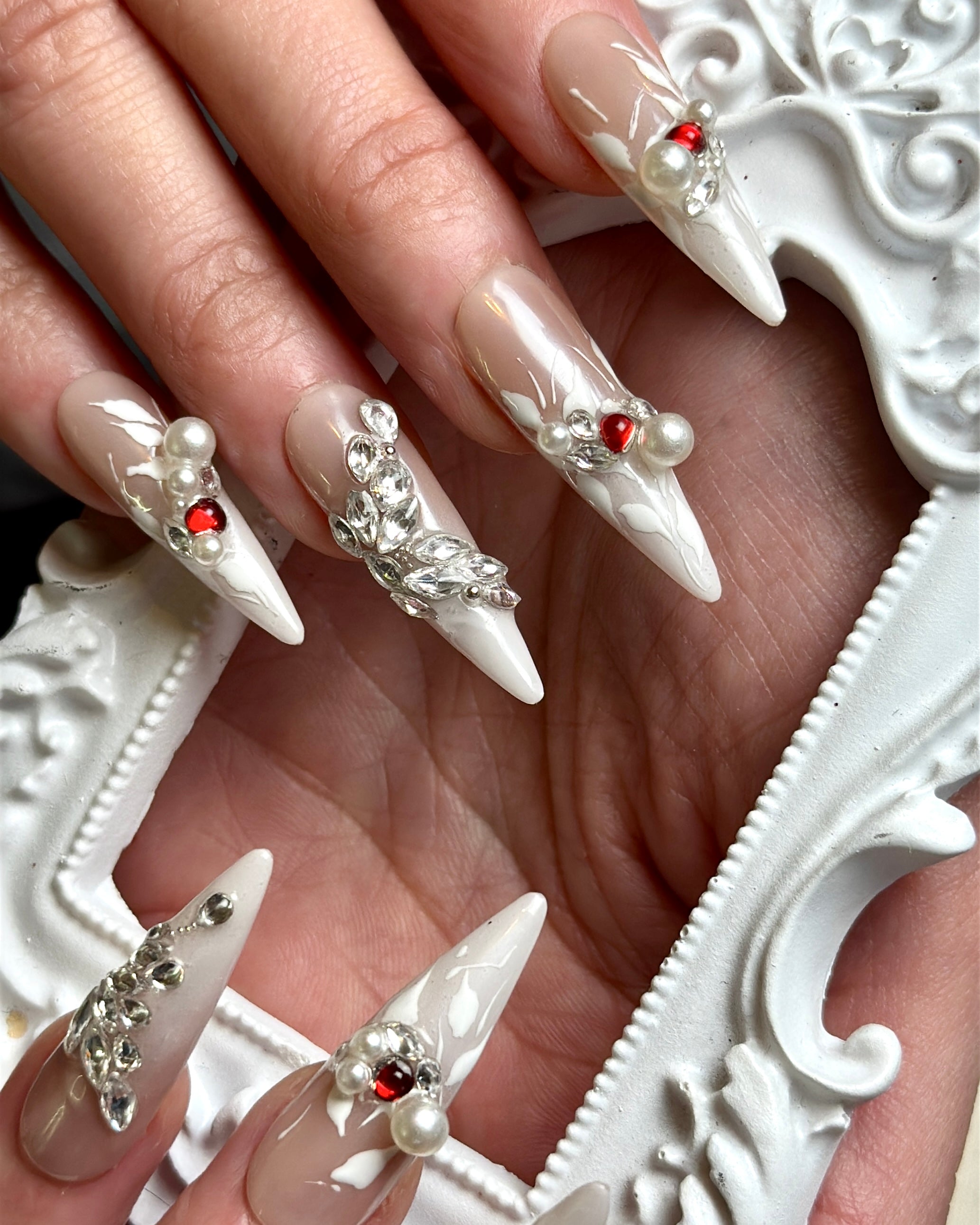 She Flutters in Silk